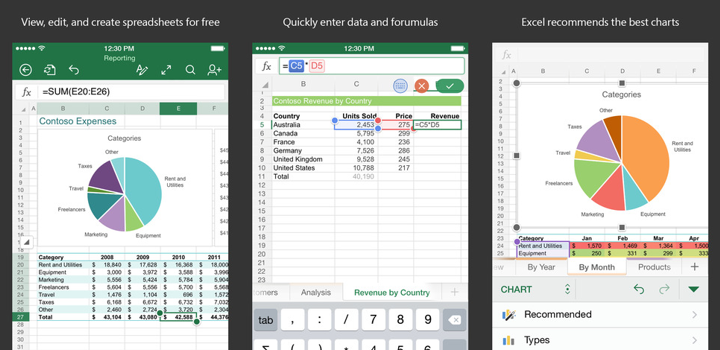 Excel για iPhone